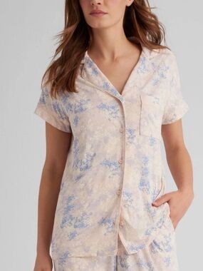 Tommy John Floral Button Front Pajama Top Women’s Medium